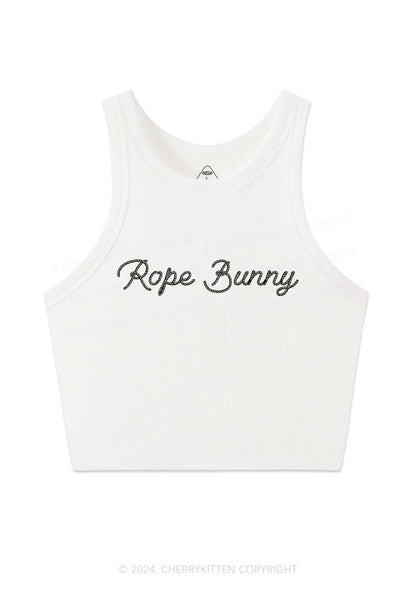 Rope Bunny Y2K Crop Tank Top Cherrykitten