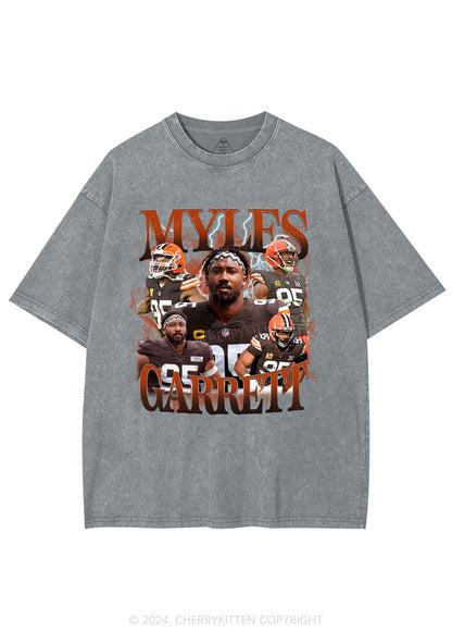 Red Myles Y2K Super Bowl Washed Tee Cherrykitten