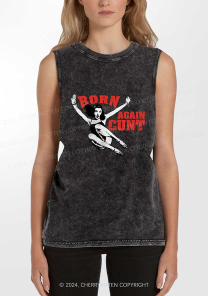 Born Again Cxxt Y2K Washed Tank Cherrykitten