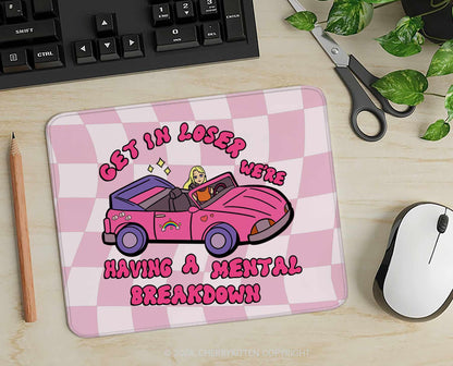 Get In Y2K Mousepad Cherrykitten