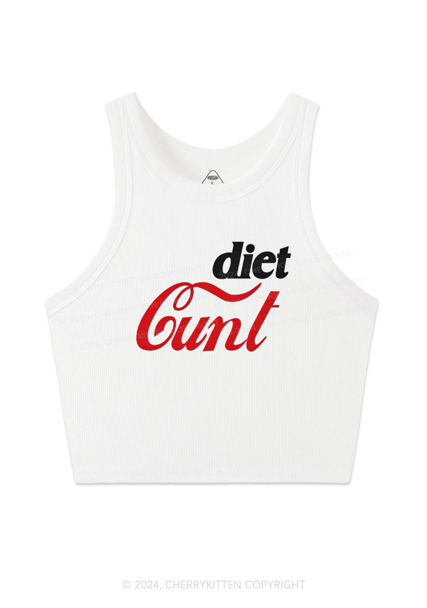 Diet Cxxt Y2K Crop Tank Top Cherrykitten