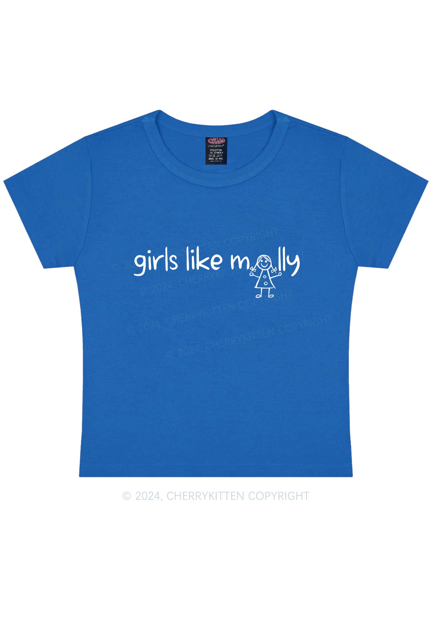 Girls Like Molly Y2K Baby Tee Cherrykitten