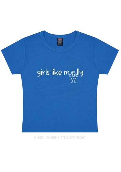 Girls Like Molly Y2K Baby Tee Cherrykitten