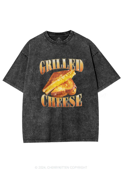 Grilled Cheese Y2K Washed Tee Cherrykitten