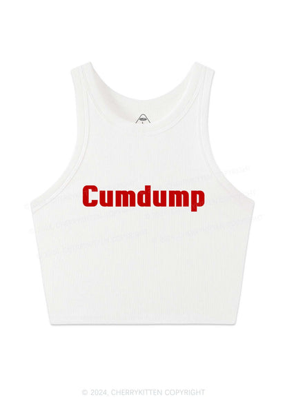 Cxmdump Y2K Crop Tank Top Cherrykitten