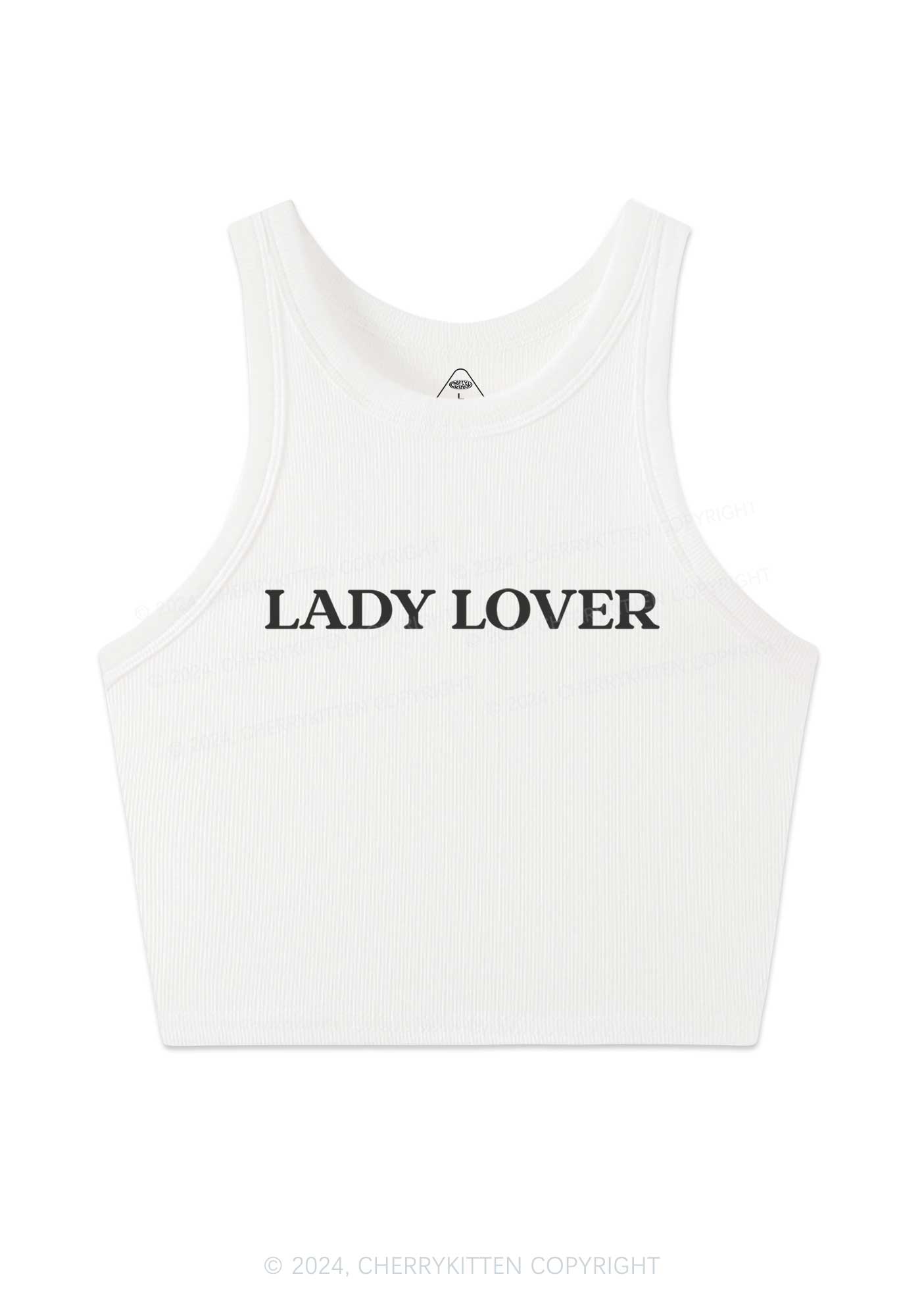 Lady Lover Y2K Crop Tank Top Cherrykitten