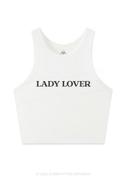 Lady Lover Y2K Crop Tank Top Cherrykitten