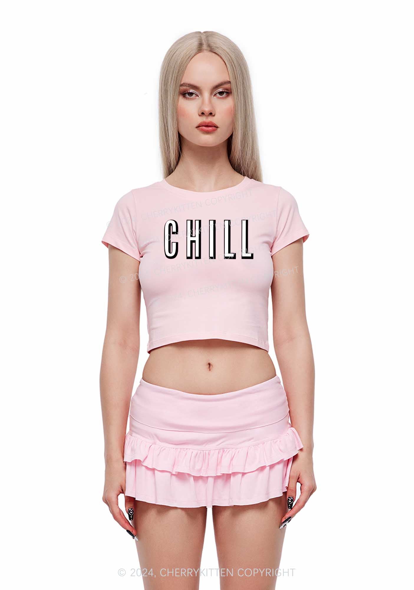 Big Chill Y2K Valentine's Day Baby Tee Cherrykitten