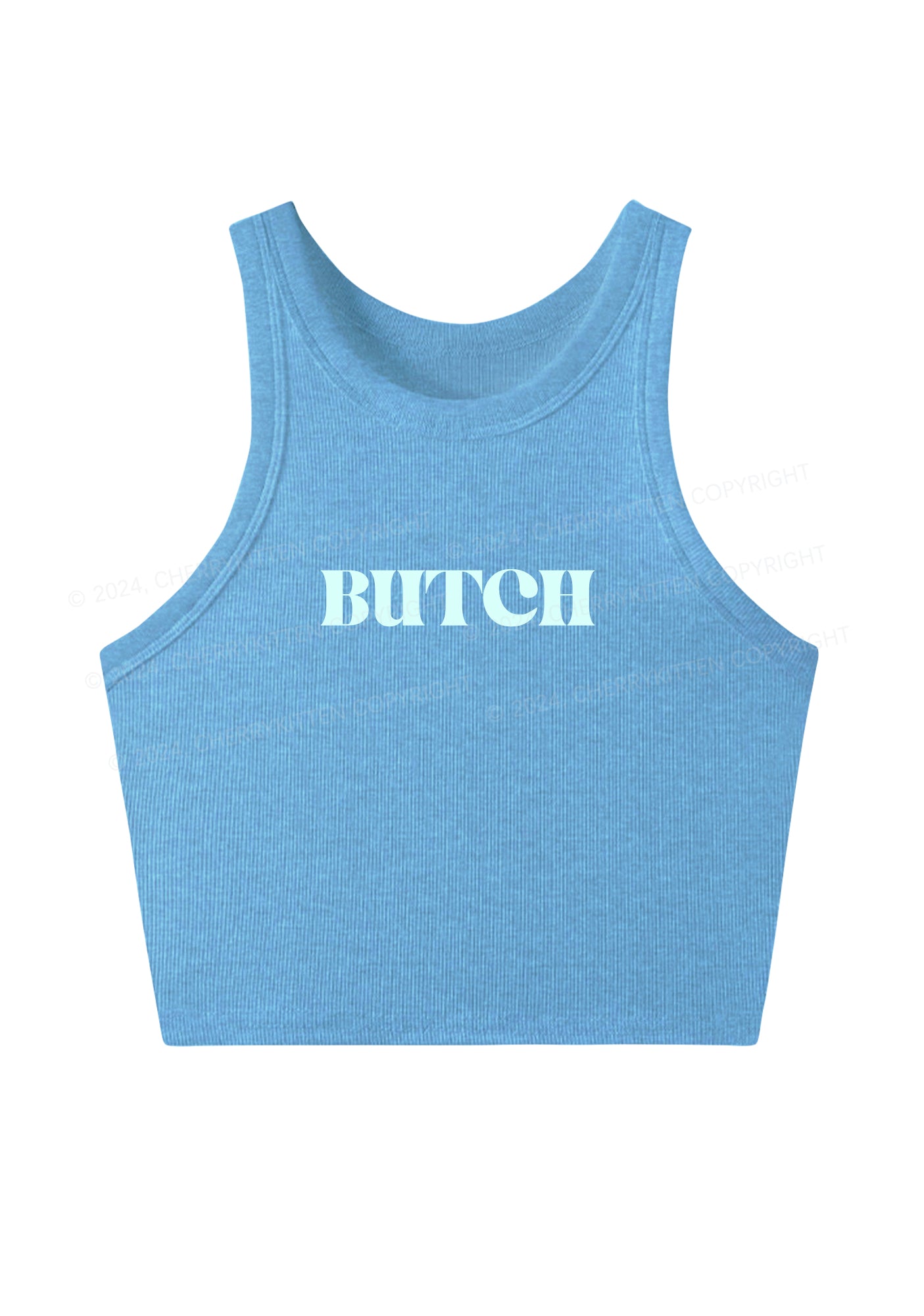 Butch Y2K Crop Tank Top Cherrykitten