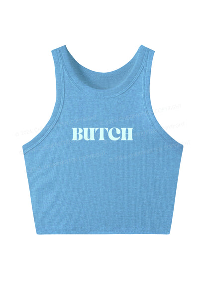 Butch Y2K Crop Tank Top Cherrykitten