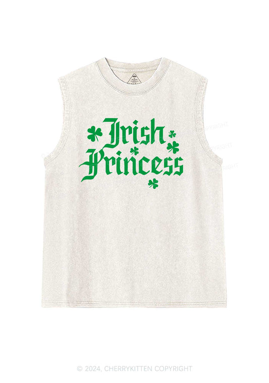 Irish Princess St Patricks Y2K Washed Tank Cherrykitten