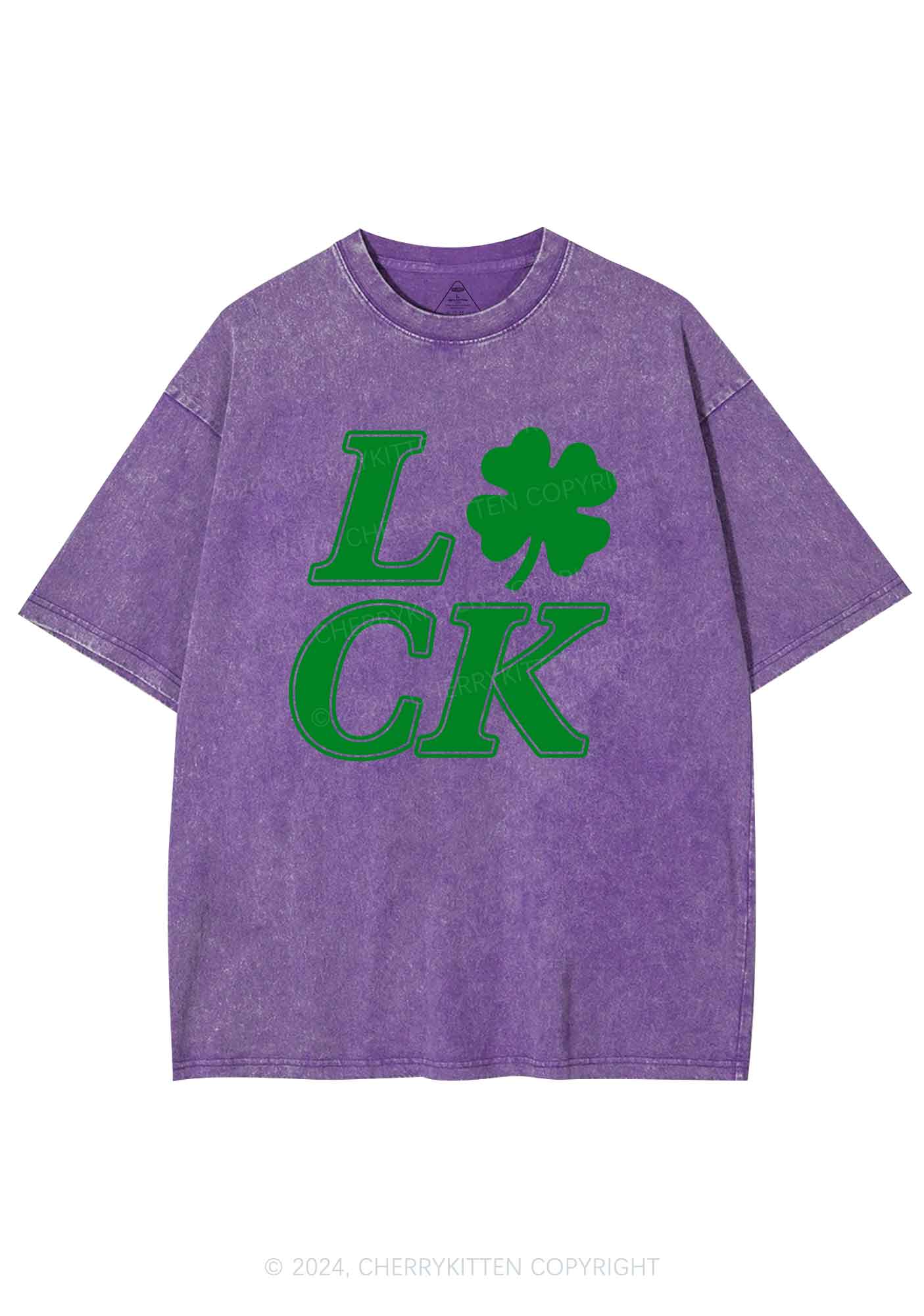 I Love CK St Patricks Y2K Washed Tee Cherrykitten