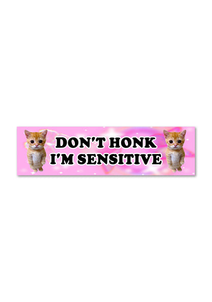 I'm Sensitive Y2K Car Bumper Magnet Cherrykitten