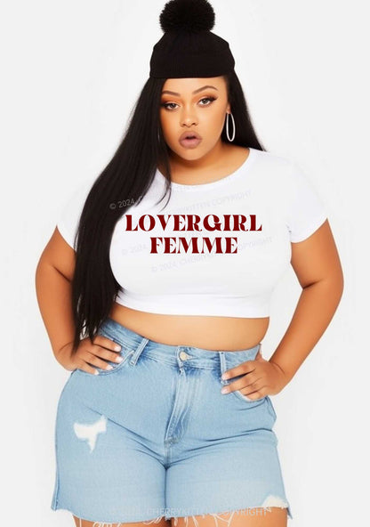 Curvy Lovergirl Femme Y2K Baby Tee Cherrykitten