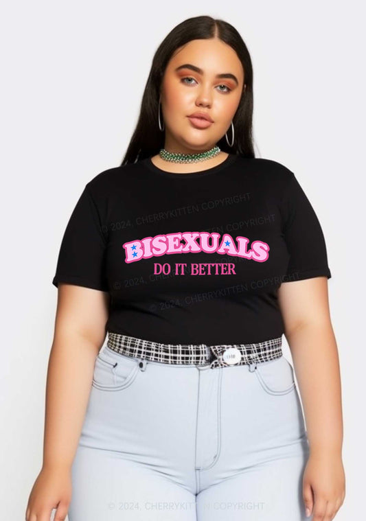 Curvy Bisexuals Do It Better Y2K Baby Tee Cherrykitten