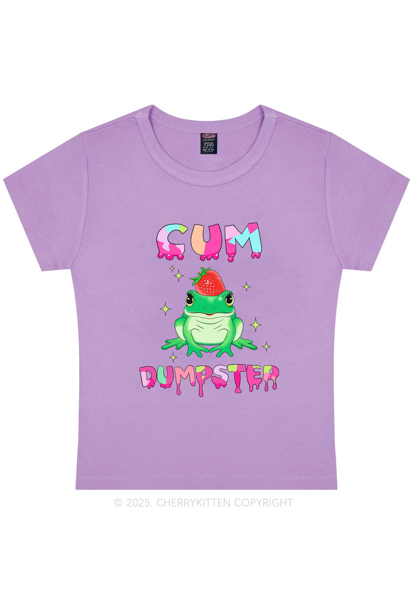 Frog Cxm Dumpster Y2K Baby Tee Cherrykitten