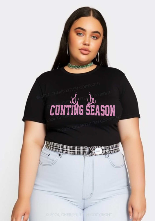 Curvy Cunting Season Baby Tee Cherrykitten