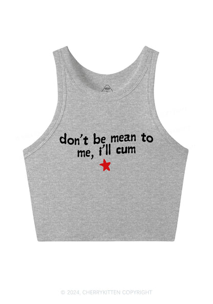 Don't Be Mean Y2K Crop Tank Top Cherrykitten