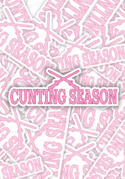 Pink Cxxting Season 1Pc Y2K Sticker Cherrykitten