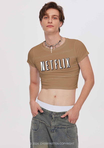 Netflix Y2K Valentine's Day Baby Tee Cherrykitten