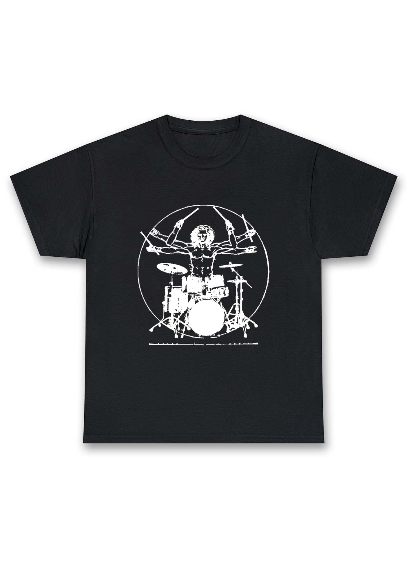 Vitruvian Drummer Chunky Shirt