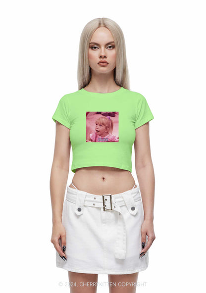 Girl Duh Y2K Baby Tee Cherrykitten