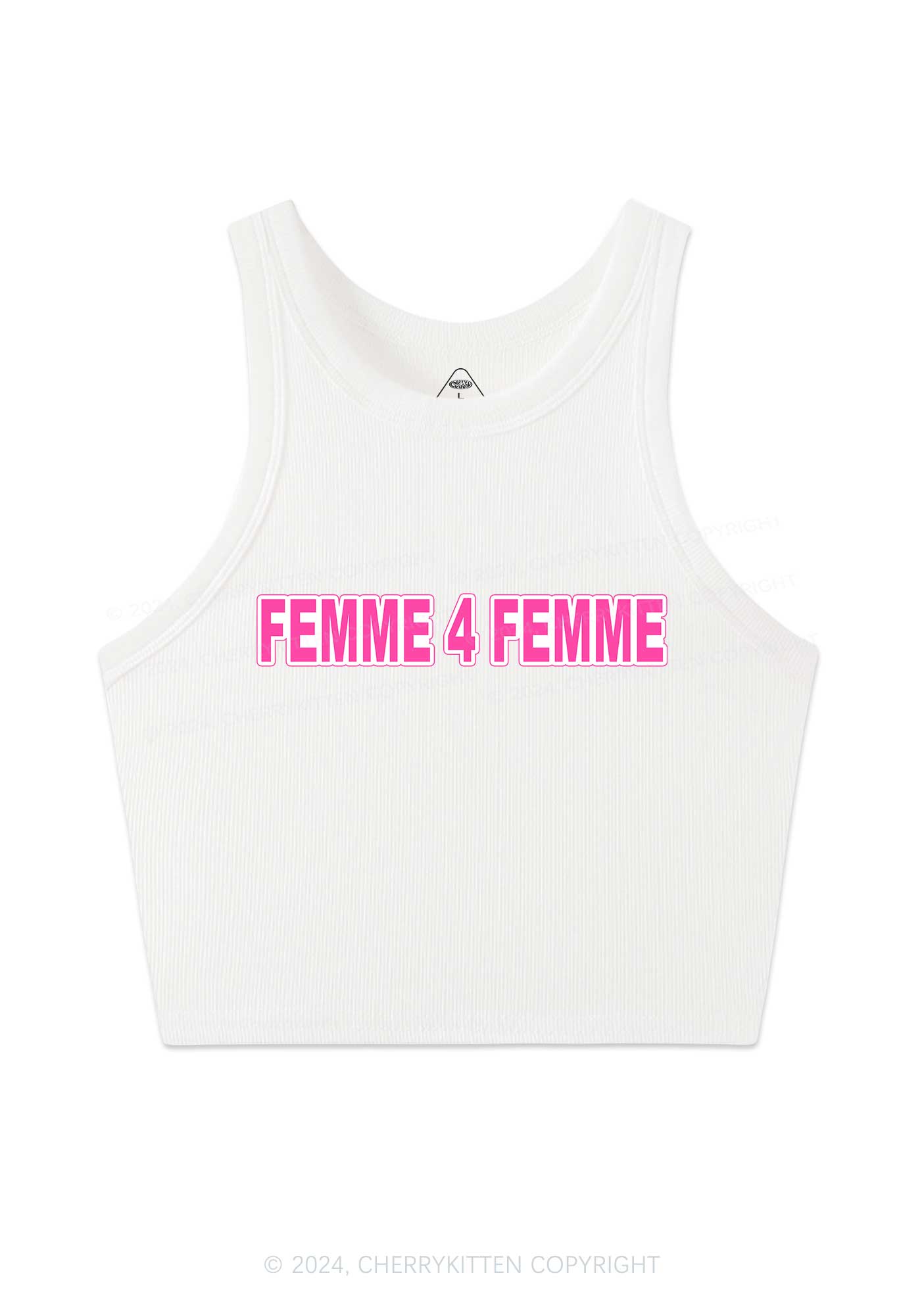 Femme For Femme Y2K Crop Tank Top Cherrykitten