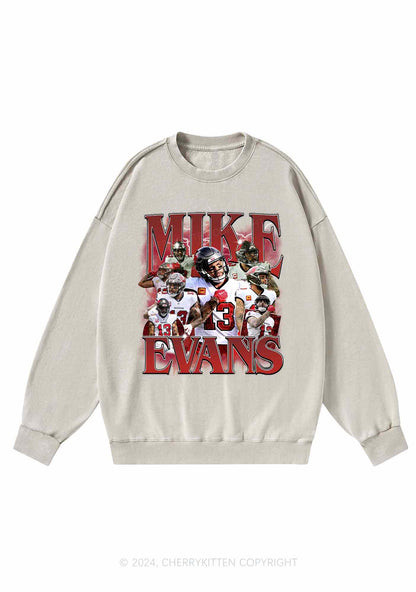 Red Mike Y2K Super Bowl Washed Sweatshirts Cherrykitten