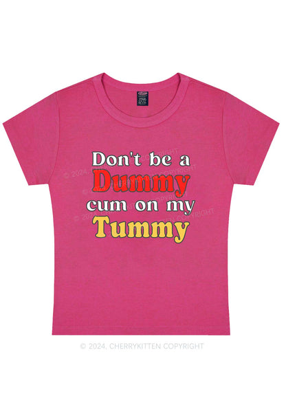 Dont Be A Dummy Y2K Baby Tee Cherrykitten