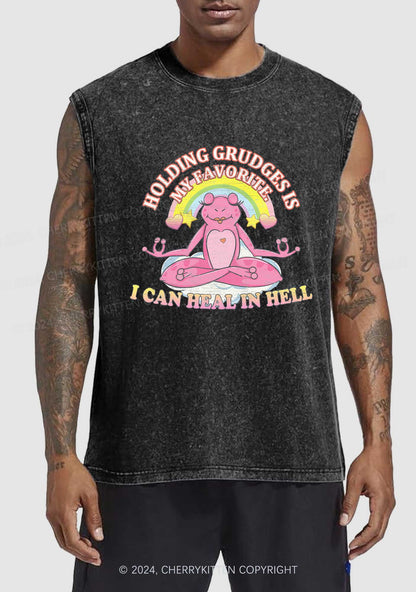 Holding Grudges Y2K Washed Tank Cherrykitten