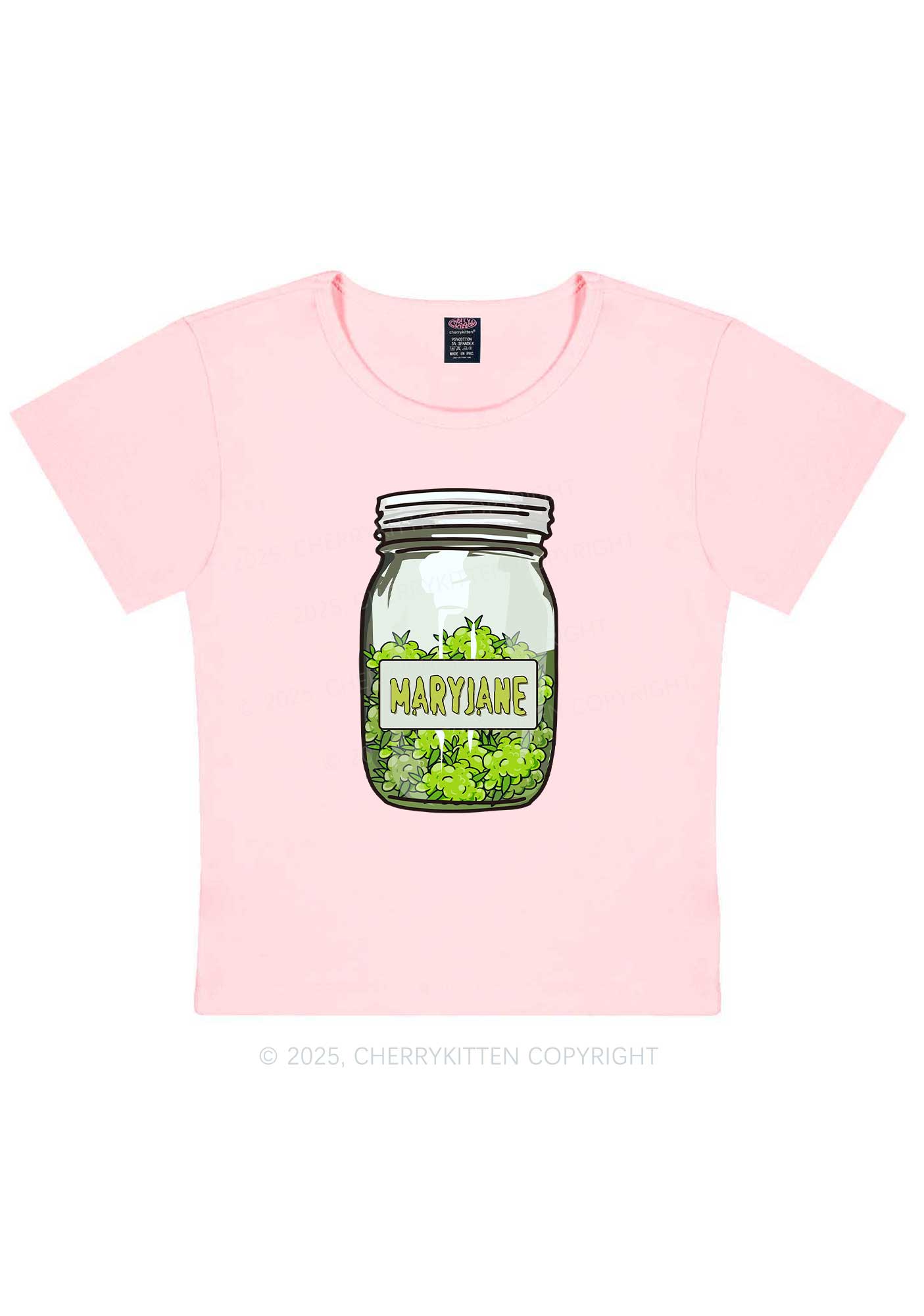 Mary Jane Wxxd Jar Y2K Baby Tee Cherrykitten