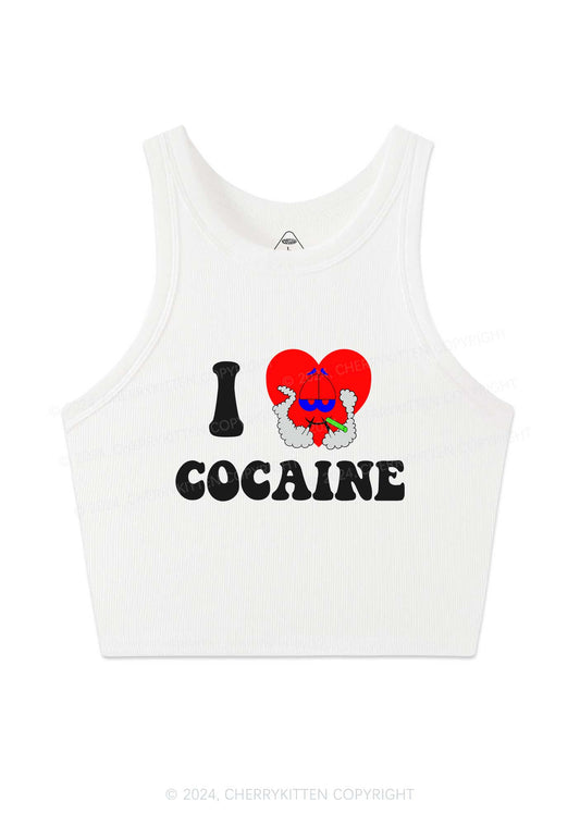 I Love Cola Y2K Crop Tank Top Cherrykitten