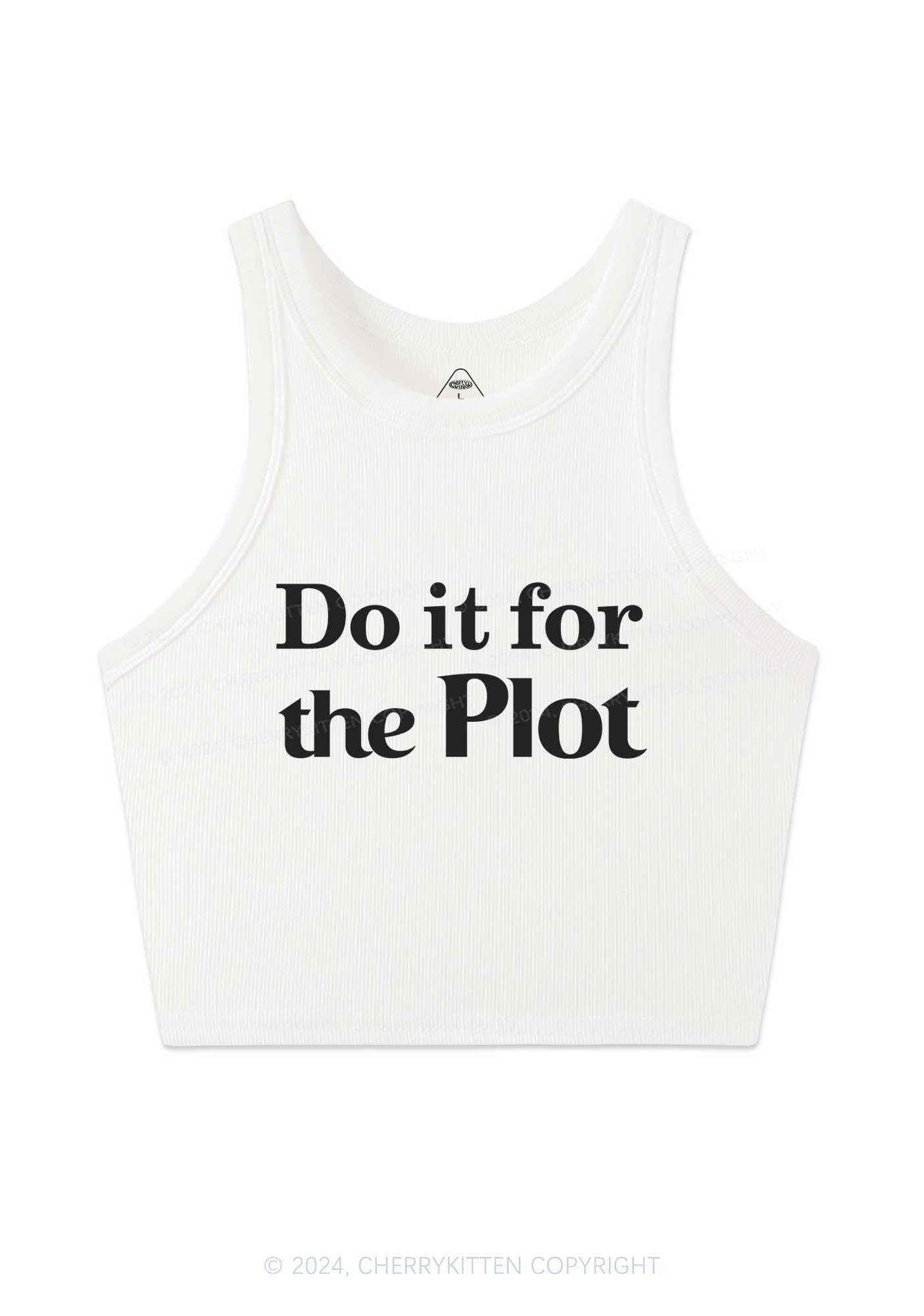 Do It For Plot Y2K Crop Tank Top Cherrykitten