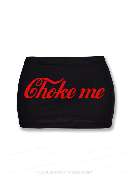 Choke Me Y2K Mini Hip Skirt Cherrykitten