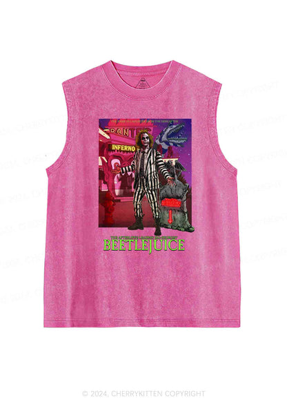 Halloween Here Lies Y2K Washed Tank Cherrykitten