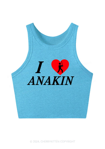 I Love Ana Y2K Crop Tank Top Cherrykitten