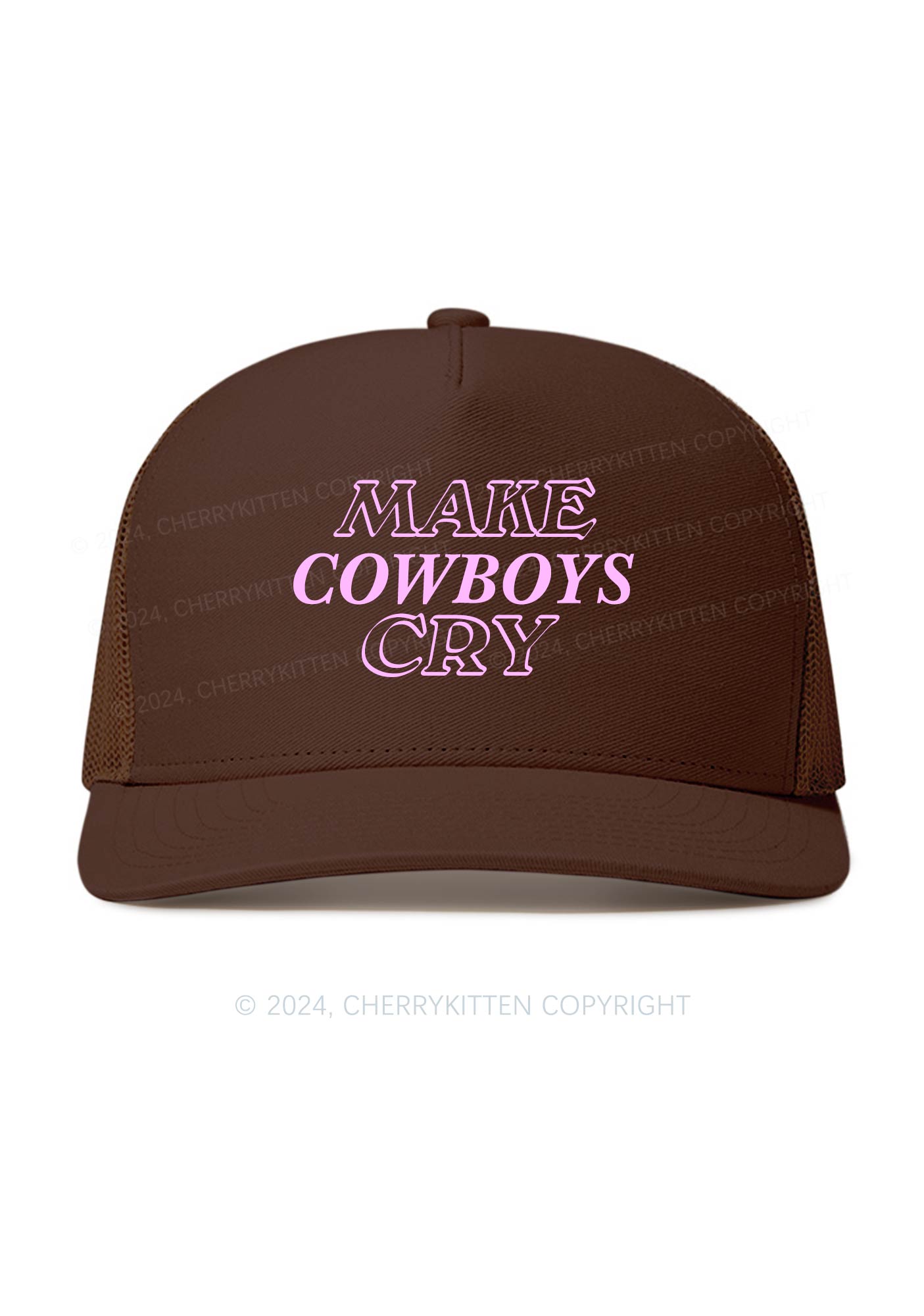 Make Cowboys Cry Y2K Trucker Mesh Hat Cherrykitten