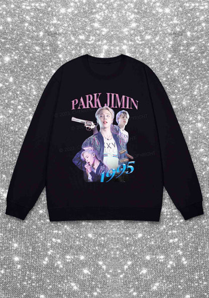 Park Jimin 1995 Kpop Y2K Sweatshirt Cherrykitten