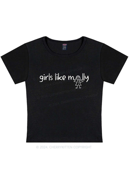 Girls Like Molly Y2K Baby Tee Cherrykitten