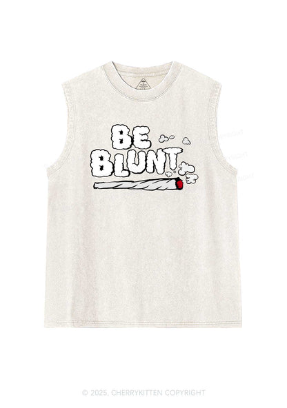 Be Blunt Y2K Washed Tank Cherrykitten