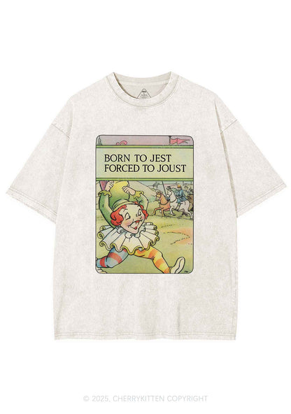 Born To Jest Y2K Washed Tee Cherrykitten