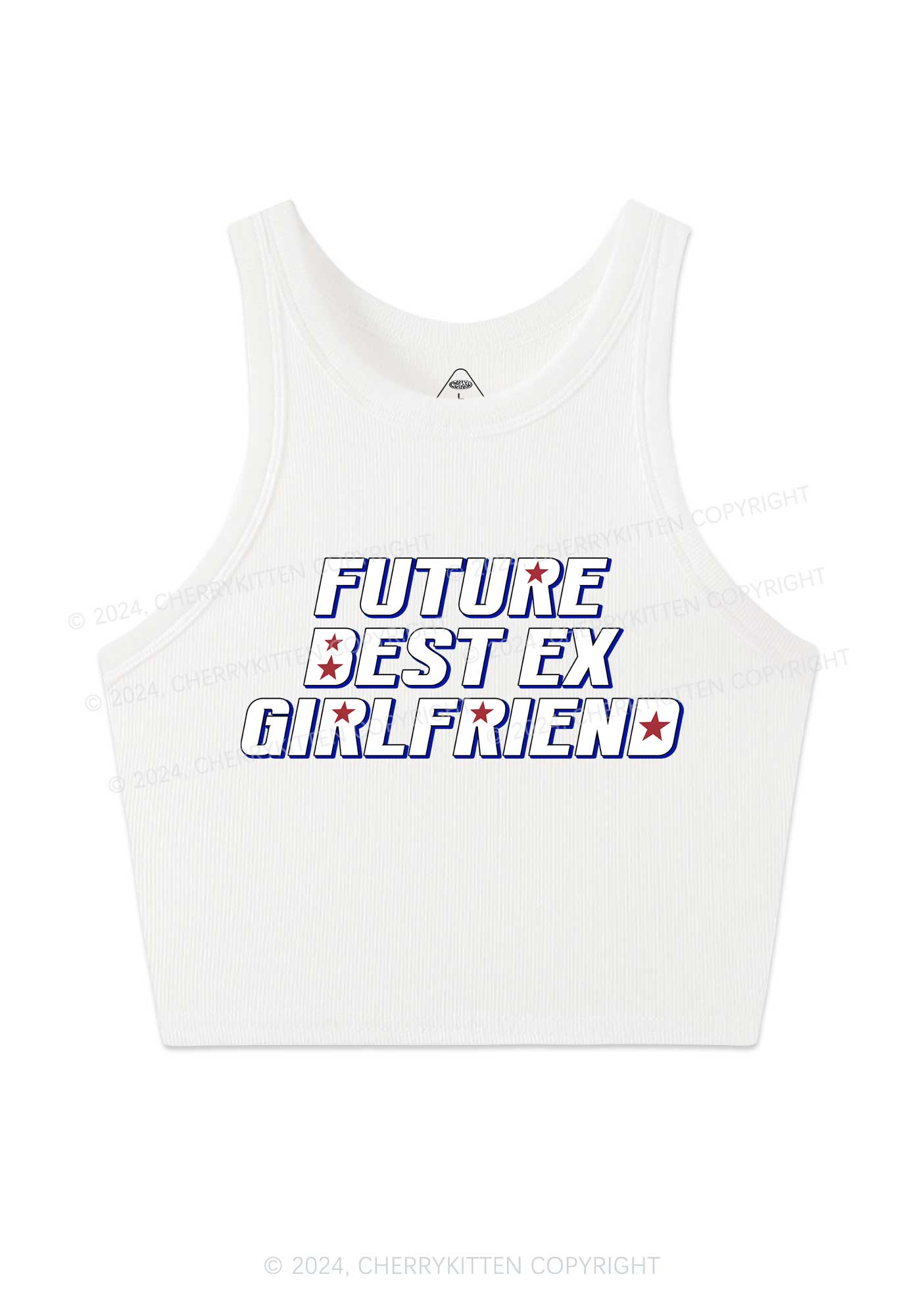 Future Best Ex GF Y2K Crop Tank Top Cherrykitten