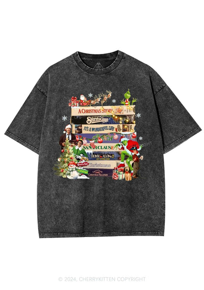 Christmas Vacation Y2K Washed Tee Cherrykitten