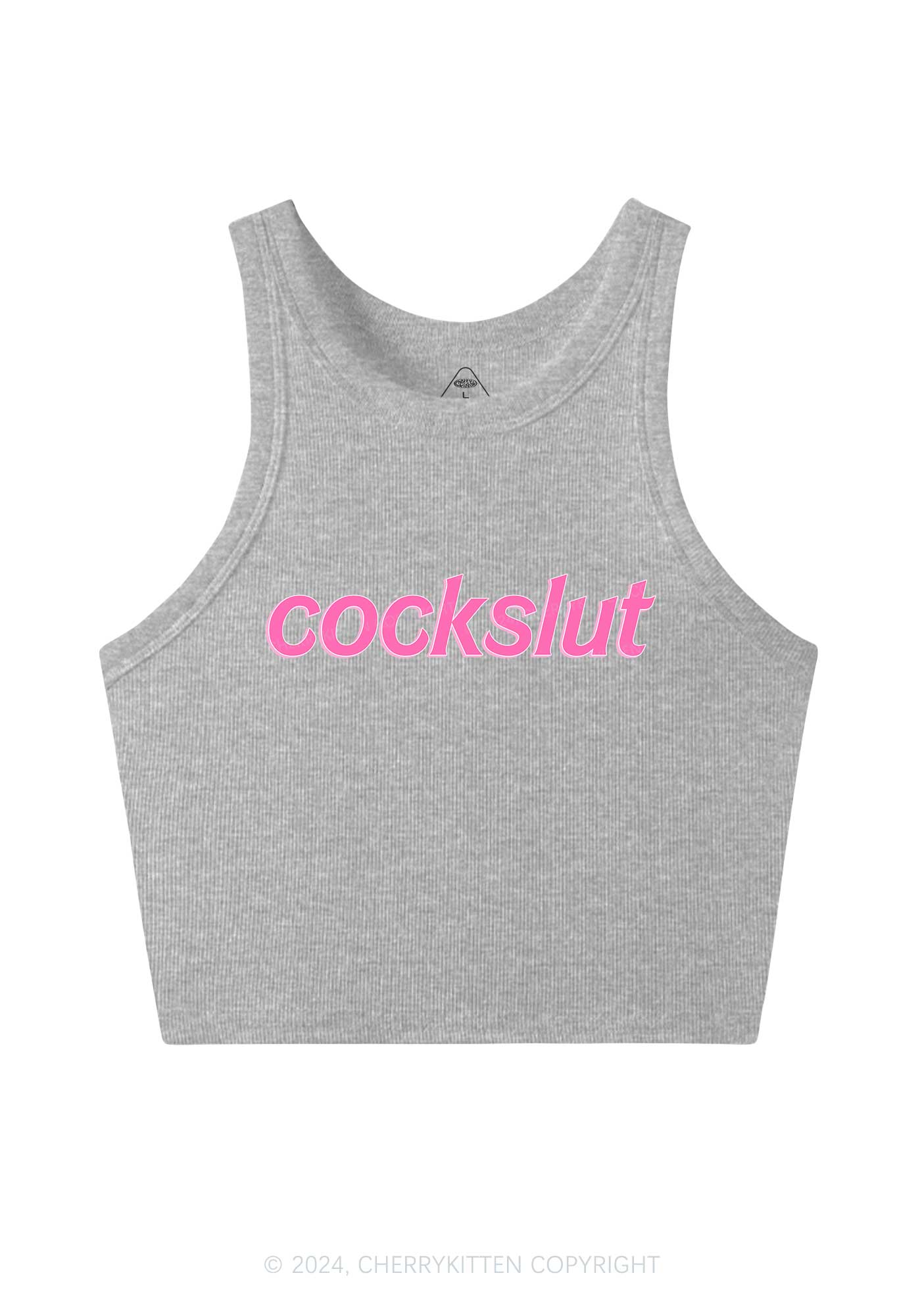 Cockslxt Y2K Crop Tank Top Cherrykitten