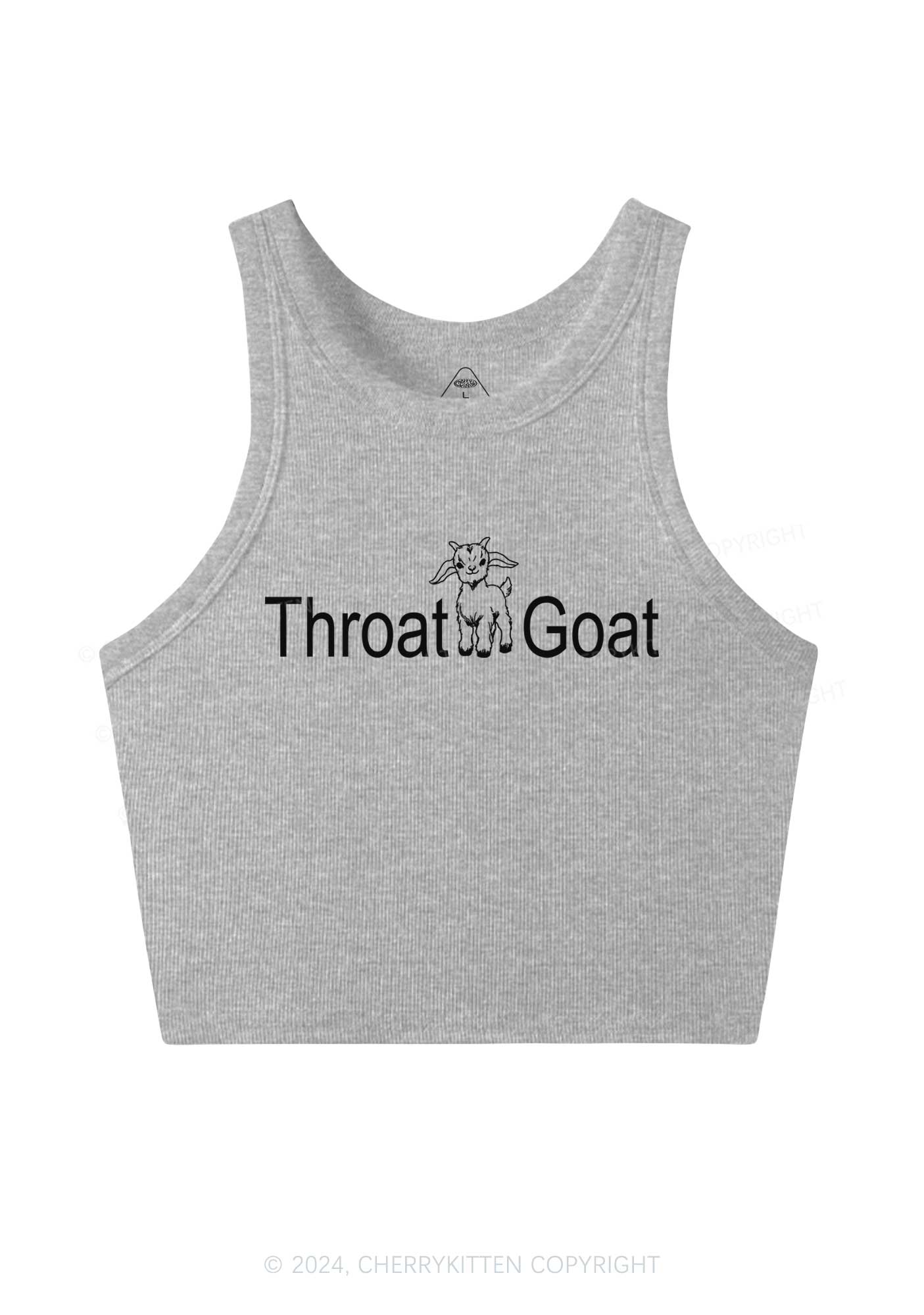 Throat Goat Y2K Crop Tank Top Cherrykitten