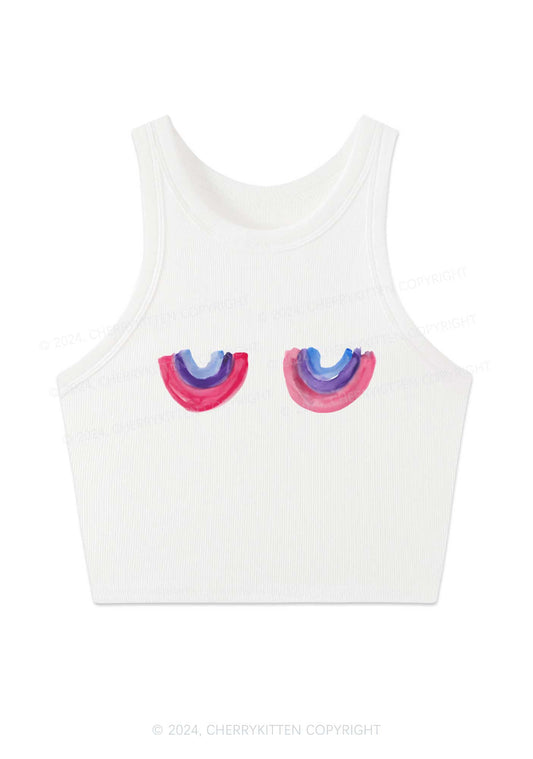 Bisexual Bxxb Y2K Crop Tank Top Cherrykitten