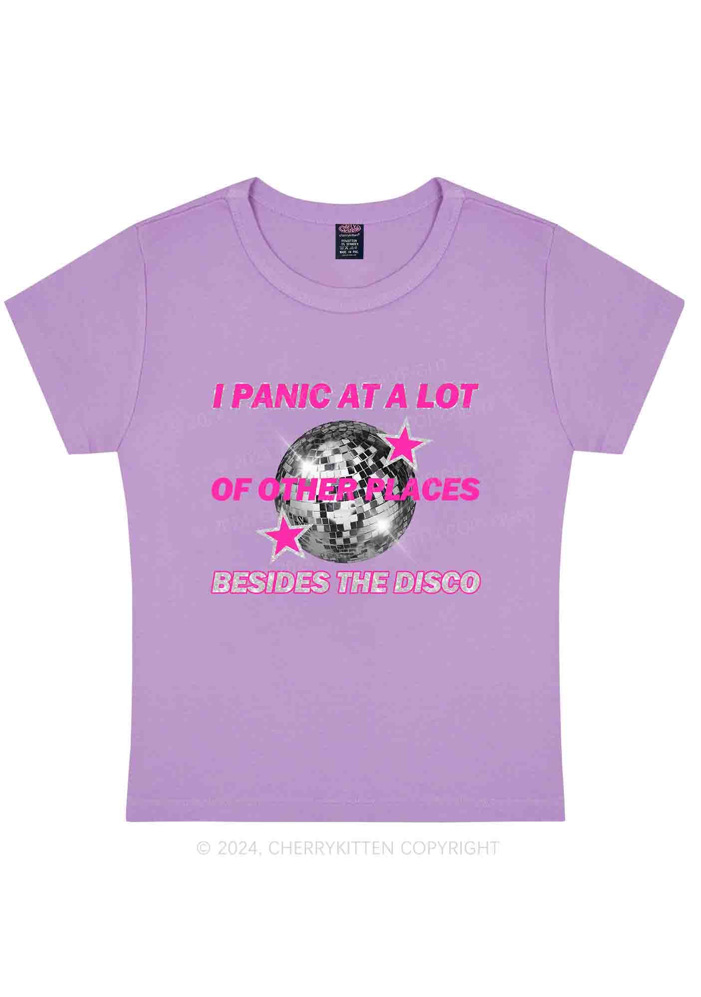 Panic Besides The Disco Y2K Baby Tee Cherrykitten