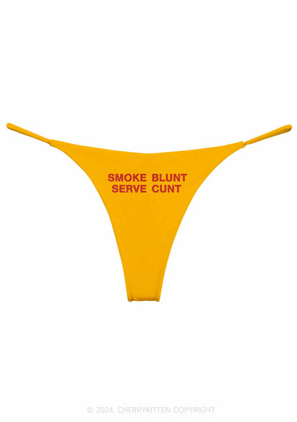 Smoke Blunt Y2K Bikini String Thong Cherrykitten