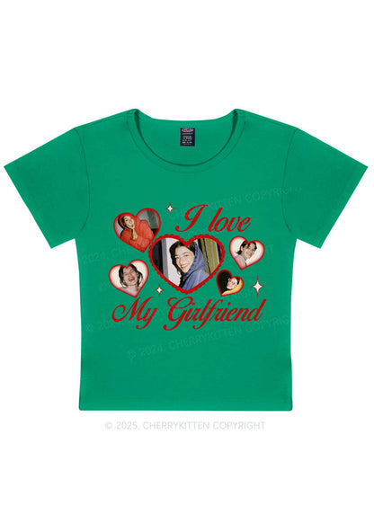 Custom Boyfriend Photos Y2K Valentine's Day Baby Tee Cherrykitten