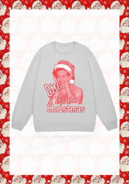 OMG It's The Christmas Y2K Sweatshirt Cherrykitten